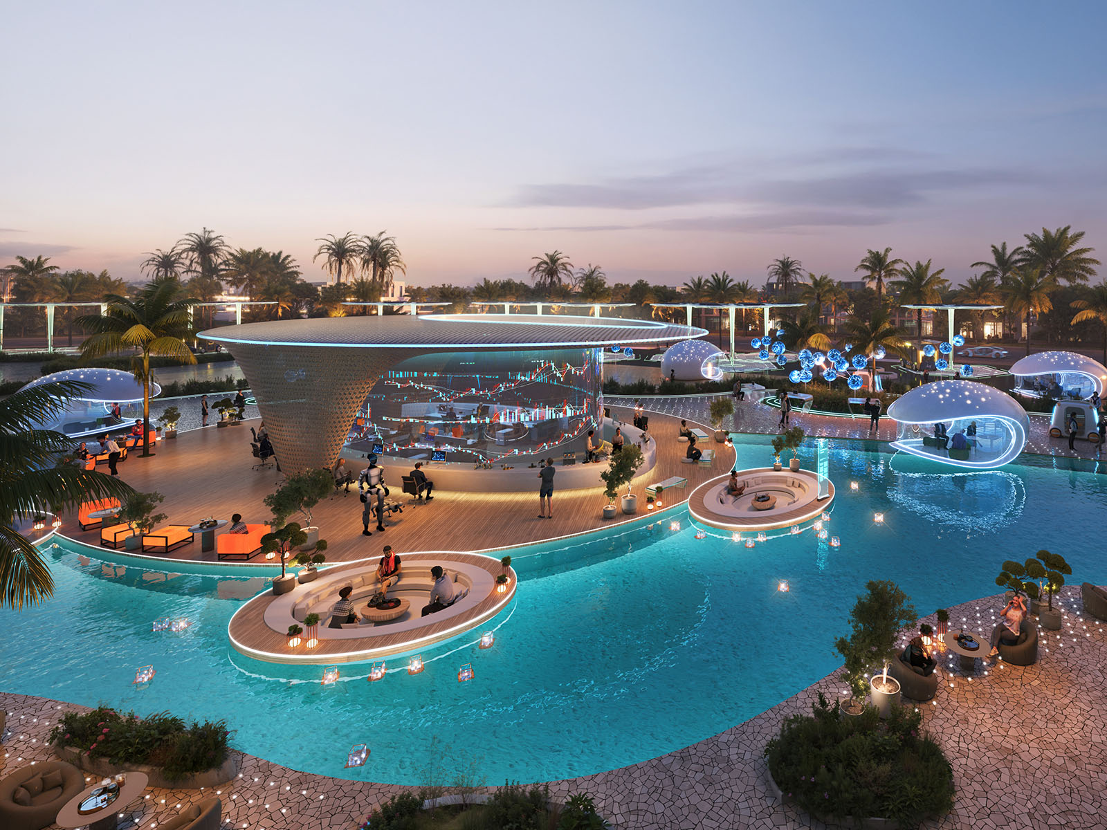 DAMAC Islands 2 — vue extérieure à DAMAC Islands