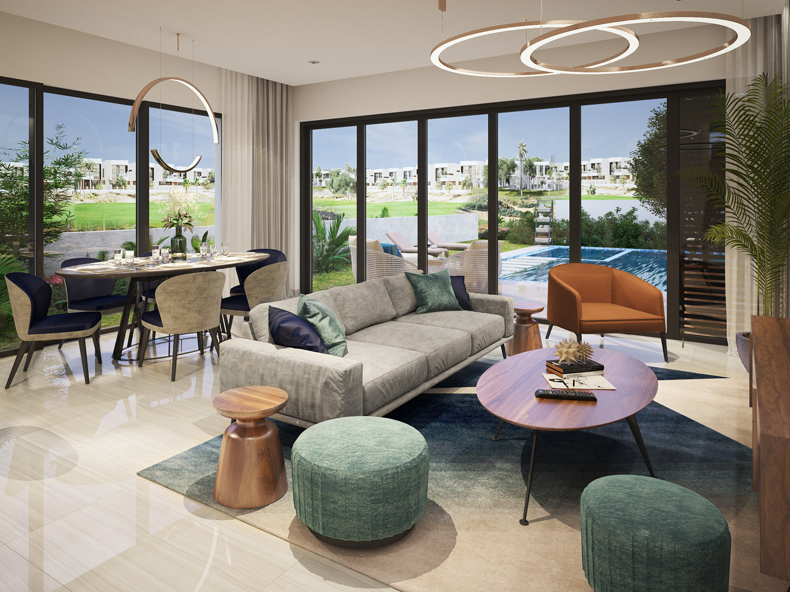 Valencia at DAMAC Lagoons District — vue extérieure à DAMAC Lagoons