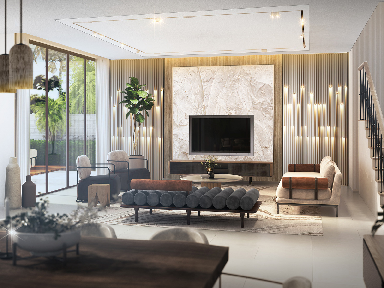 Valencia at DAMAC Lagoons District — vue extérieure à DAMAC Lagoons