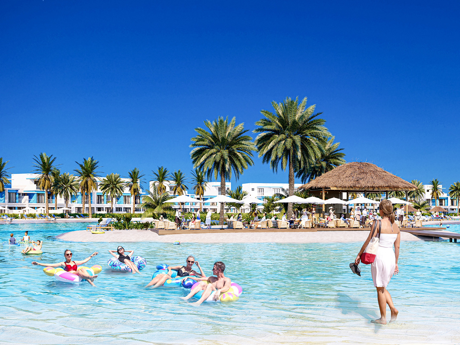 Valencia at DAMAC Lagoons District — vue extérieure à DAMAC Lagoons