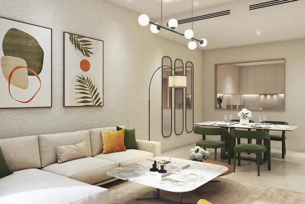 Azure 2 at DAMAC Riverside Views — interior render