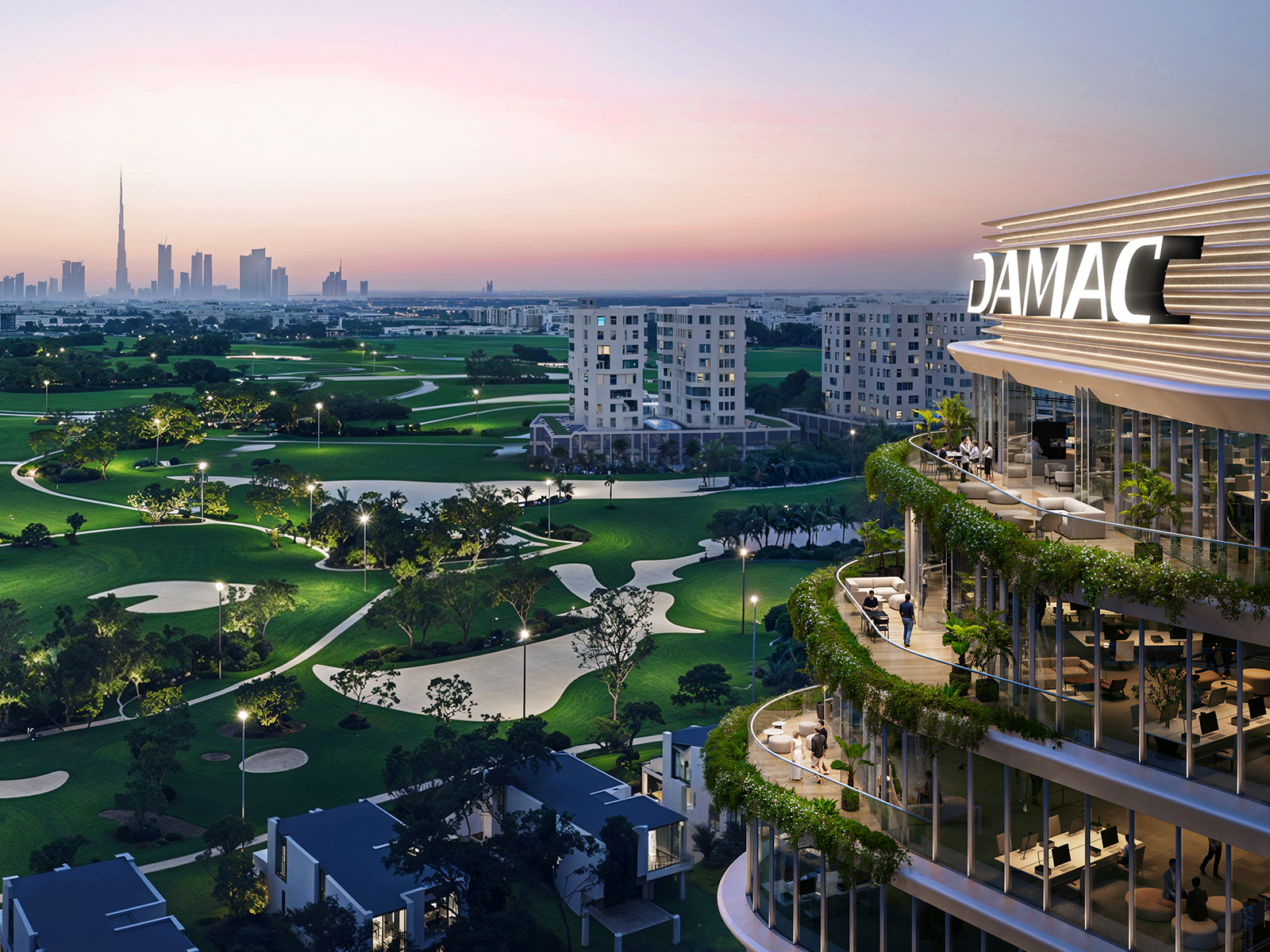 DAMAC District — vue extérieure à DAMAC Hills