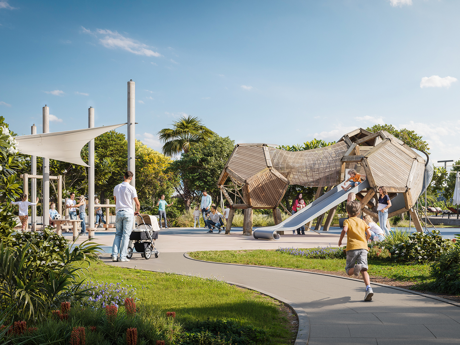 DAMAC District — vue extérieure à DAMAC Hills