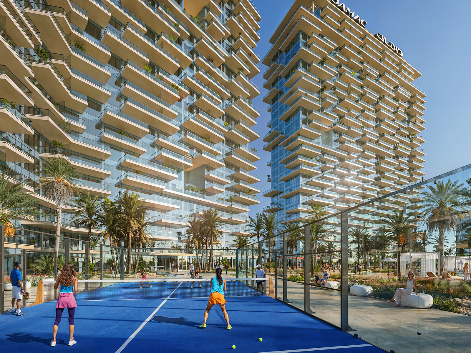 DAMAC District — espaces communs