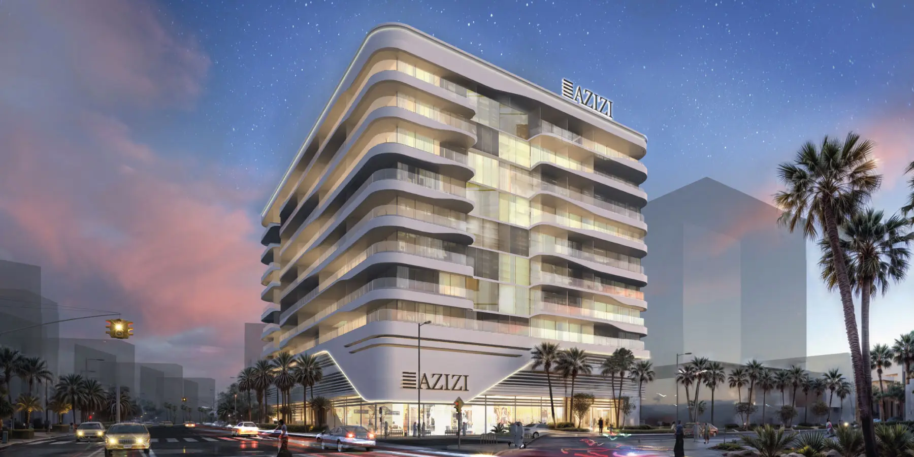 Azizi Raffi — exterior view in Al Furjan