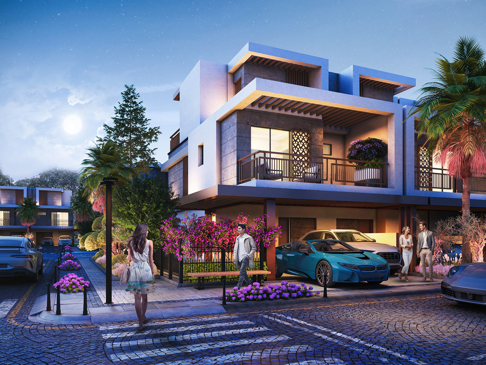 Violet 4 by DAMAC — vue extérieure à Dubai Land (Dubailand)