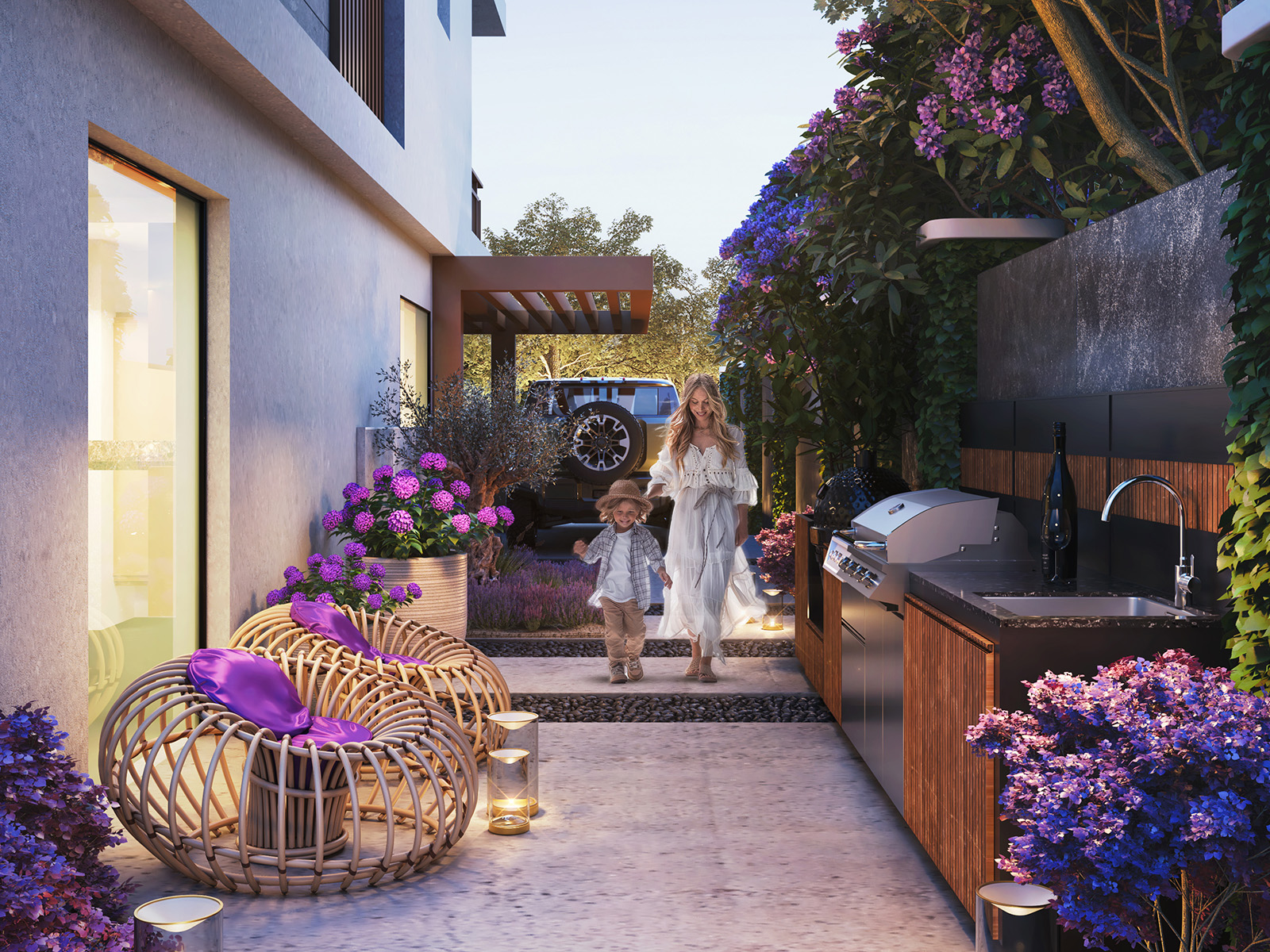 Violet 4 by DAMAC — vue extérieure à Dubai Land (Dubailand)