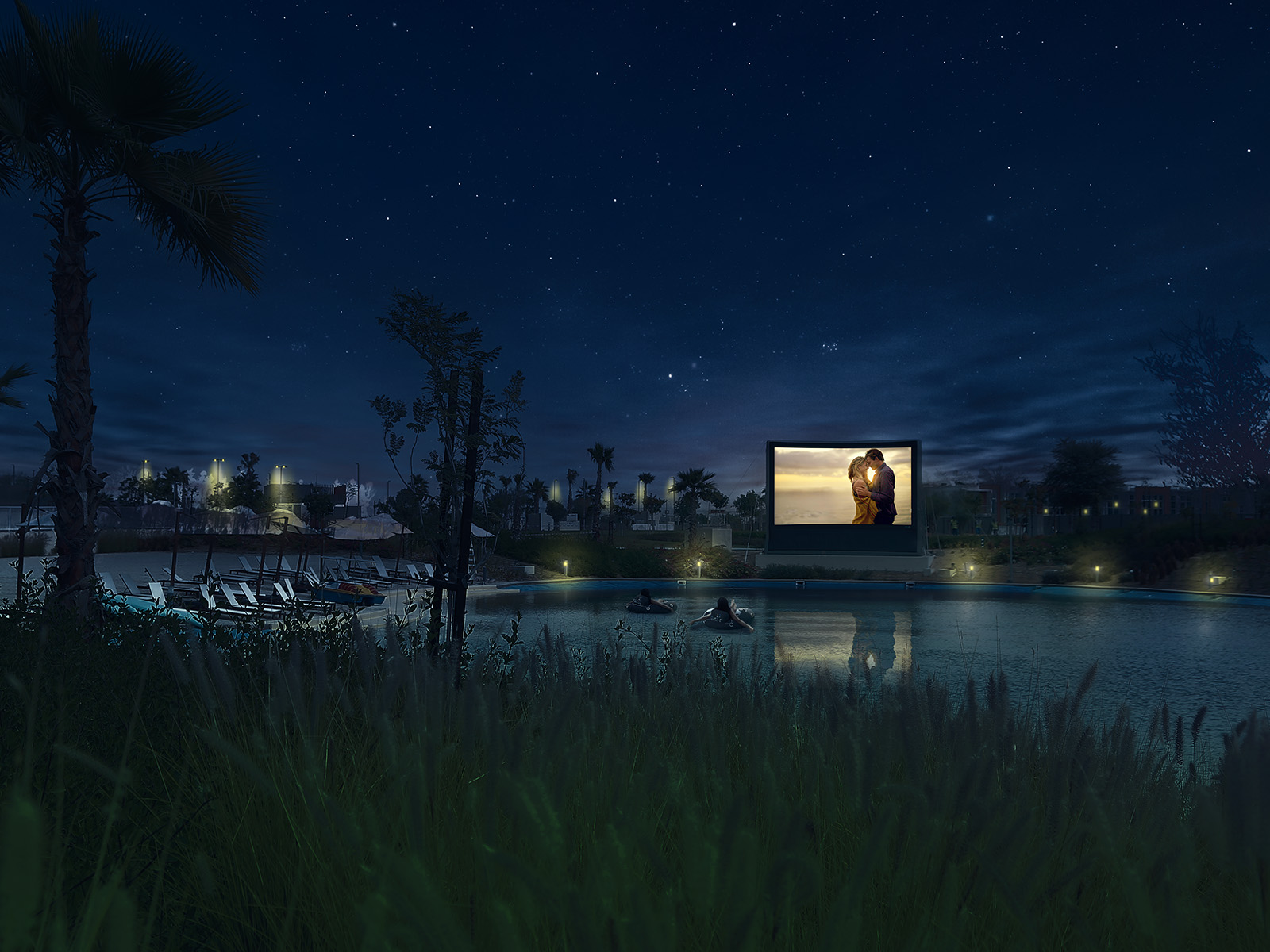 Violet 4 by DAMAC — espaces communs