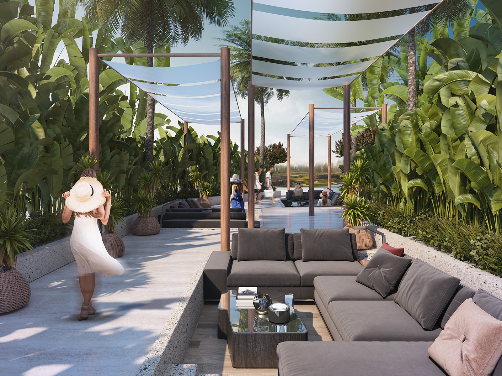 Golf Greens by DAMAC — exterior view in DAMAC Hills