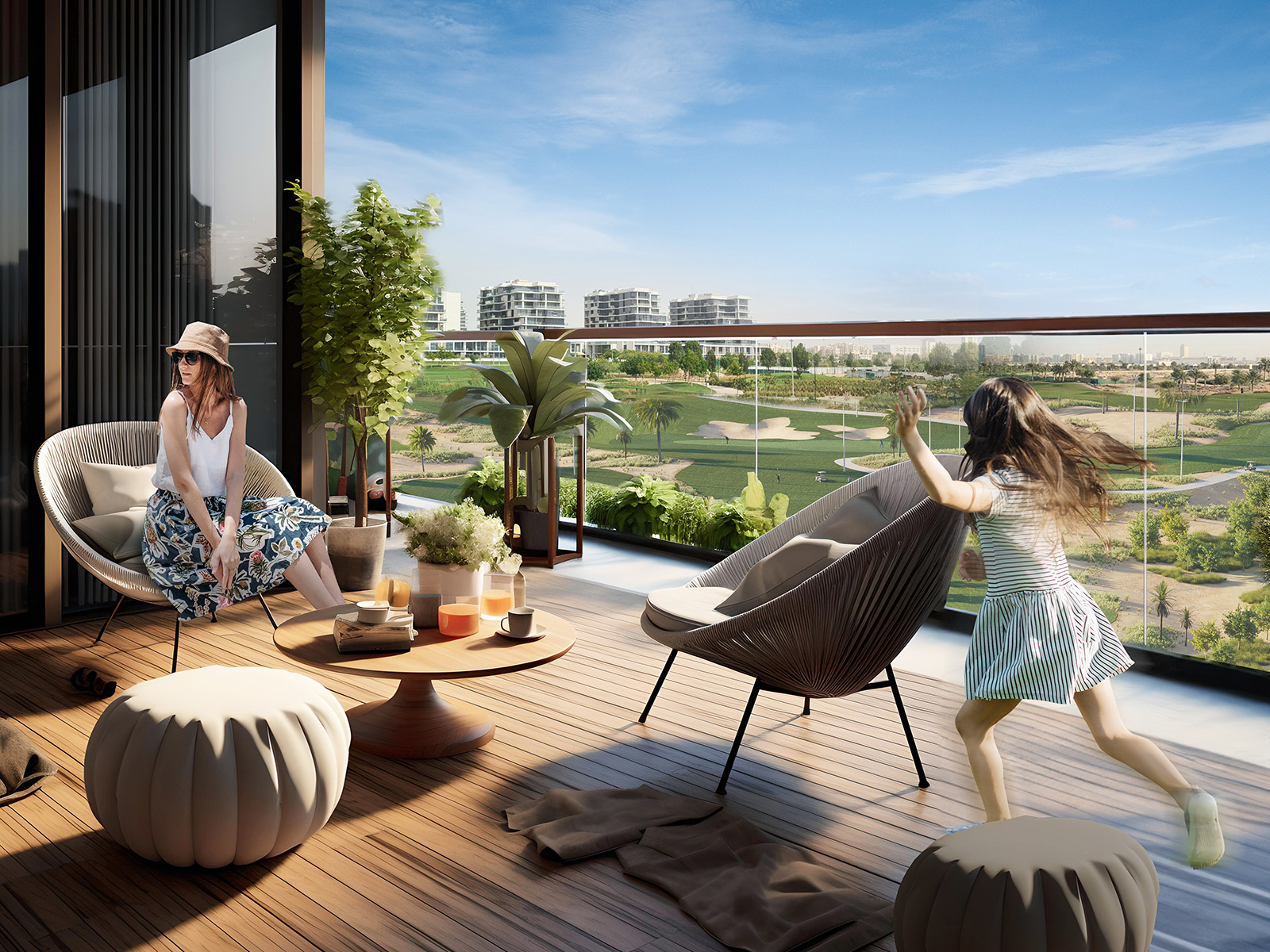 Golf Greens by DAMAC — exterior view in DAMAC Hills