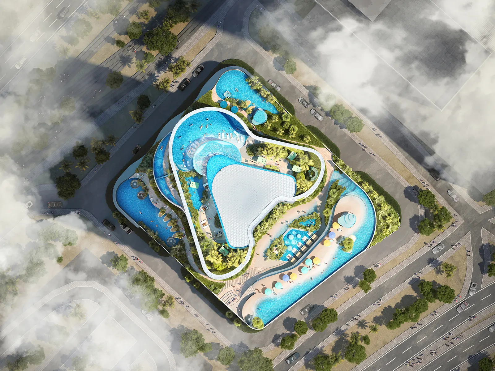 DAMAC Casa — vue extérieure à Dubai Marina