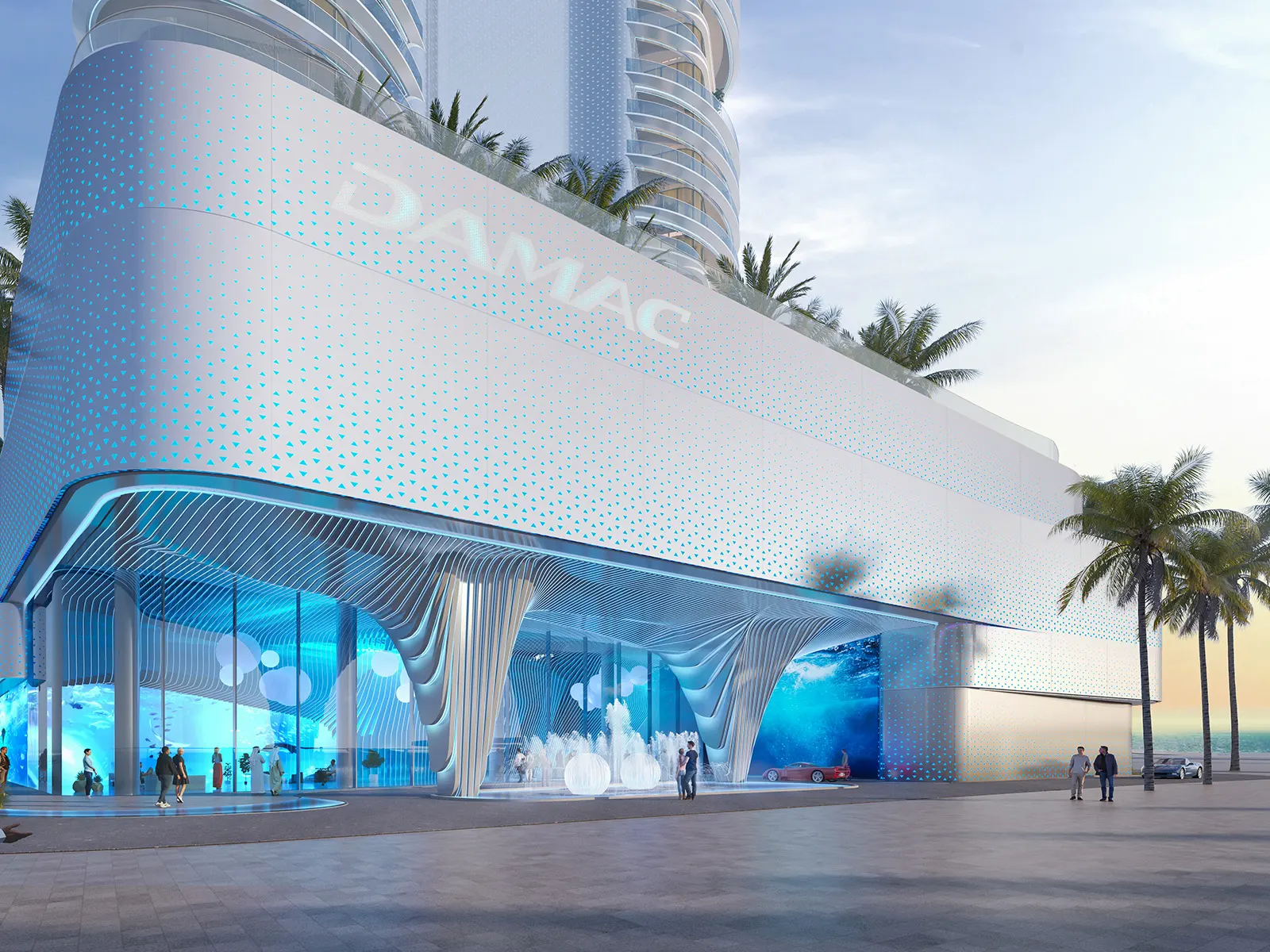 DAMAC Casa — vue extérieure à Dubai Marina