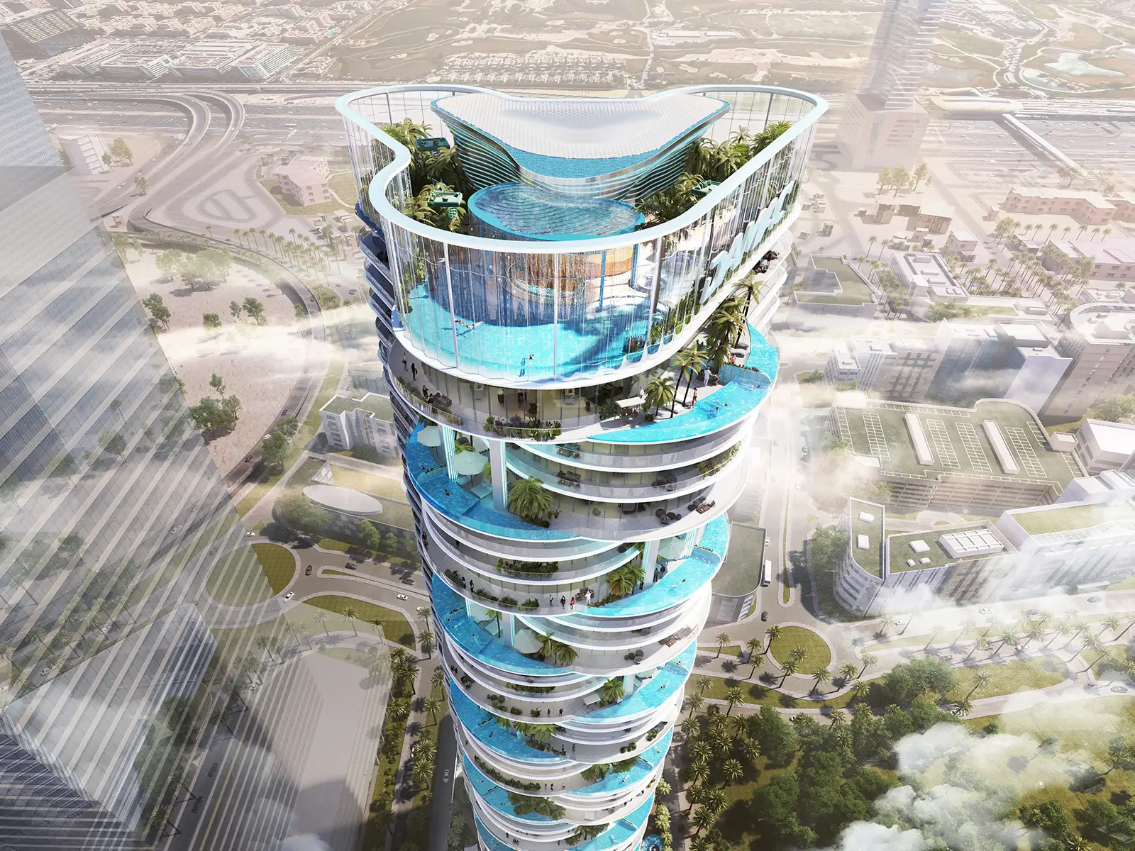 DAMAC Casa — vue extérieure à Dubai Marina