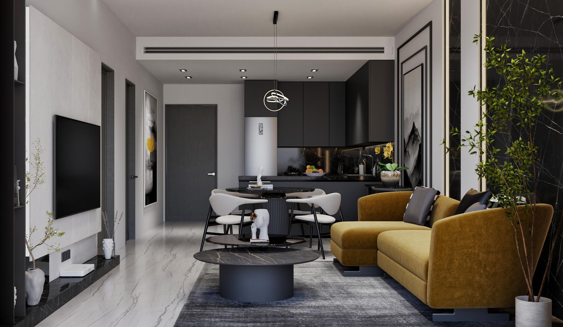 SAMANA Ibiza — exterior view in Dubai Land Residence Complex (DLRC)