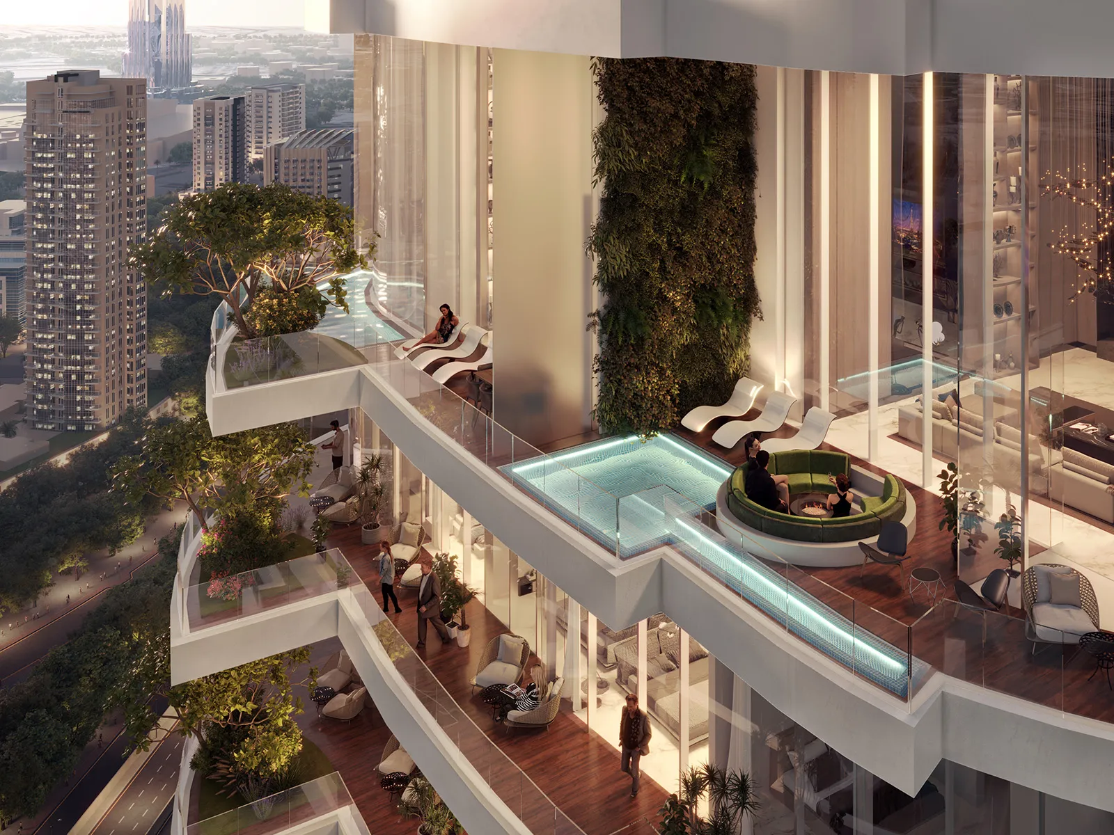 Canal Heights 2 de GRISOGONO — exterior view in Business Bay