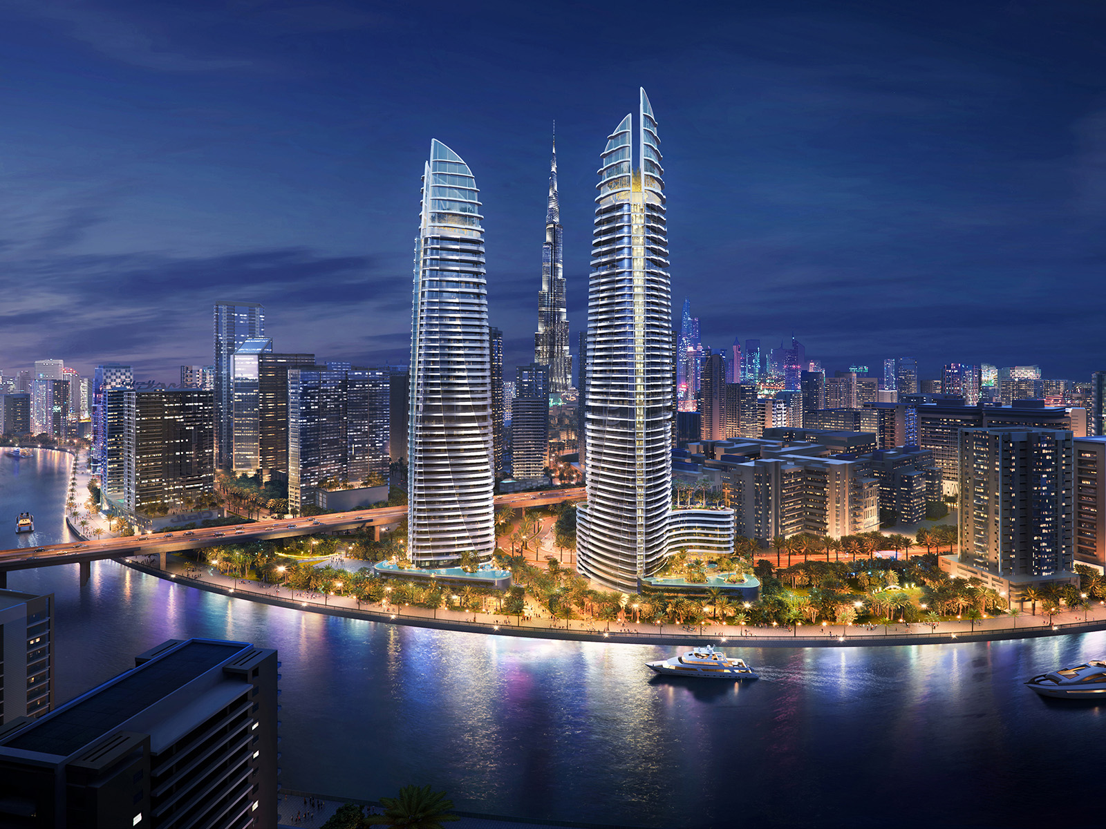 Canal Heights 2 de GRISOGONO — exterior view in Business Bay