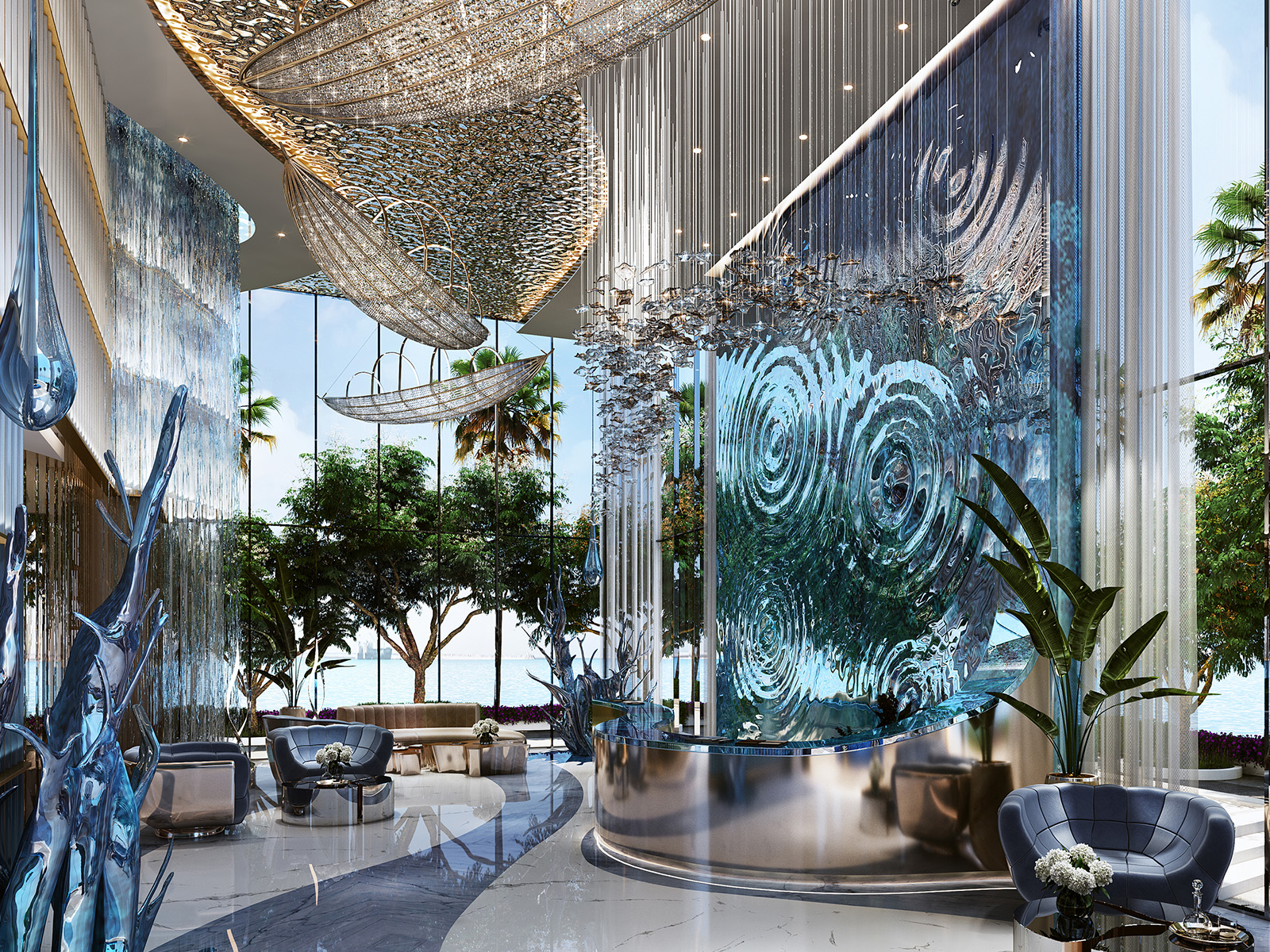 Harbour Lights de GRISOGONO Geneve — vue extérieure à Dubai Maritime City