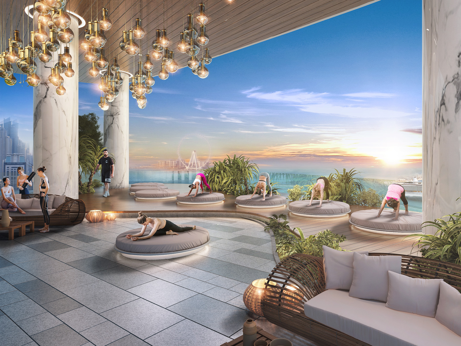 DAMAC Bay 2 by Cavalli — exterior view in Dubai Harbour / Emaar Beachfront