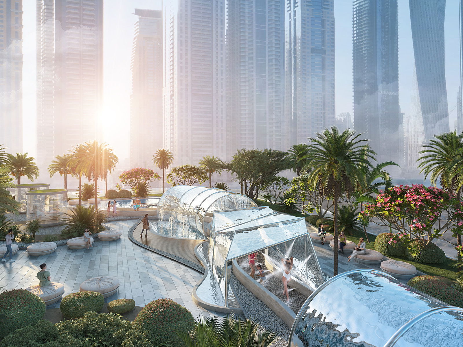 DAMAC Bay 2 by Cavalli — exterior view in Dubai Harbour / Emaar Beachfront