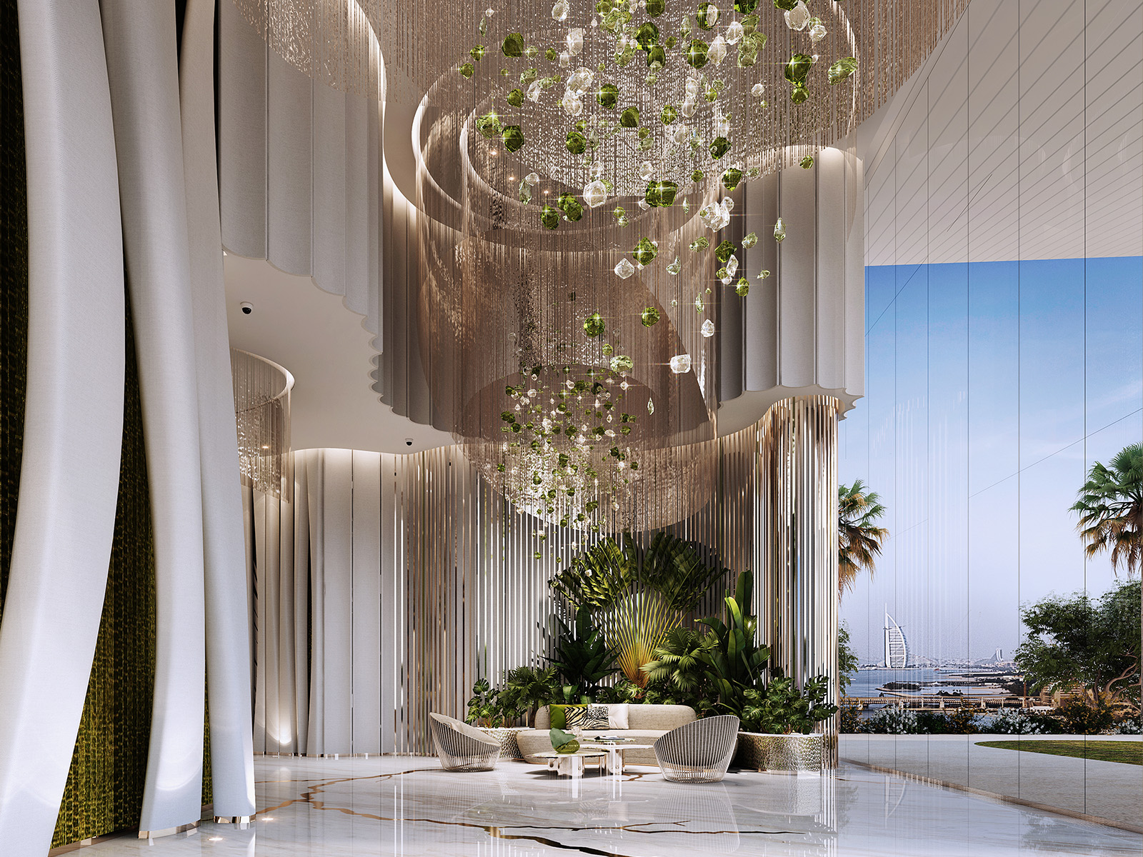 DAMAC Bay 2 by Cavalli — exterior view in Dubai Harbour / Emaar Beachfront