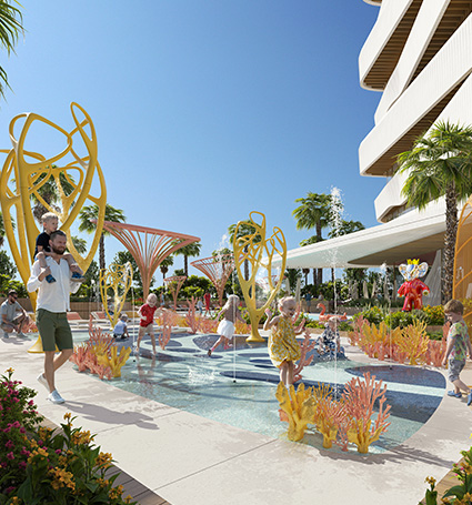 Coral Reef — vue extérieure à Dubai Maritime City