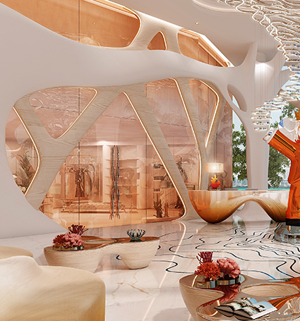 Coral Reef — vue extérieure à Dubai Maritime City