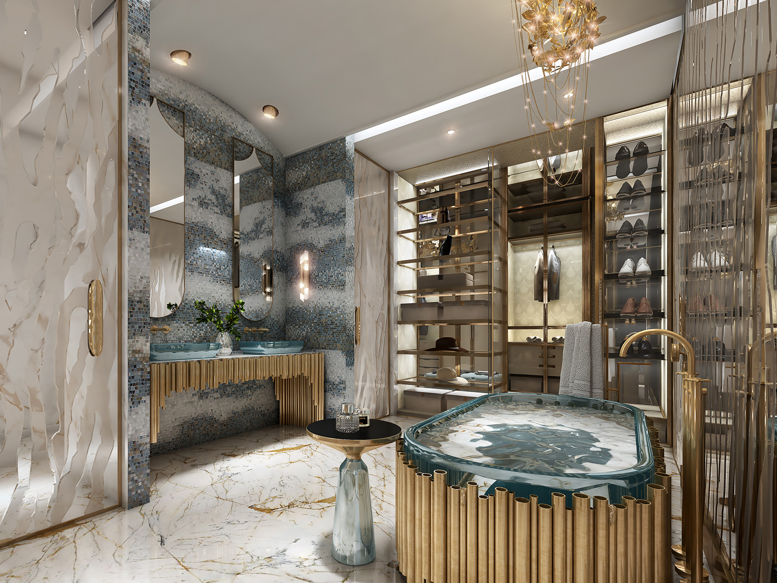 Skycrest Collection — exterior view in Dubai Harbour / Emaar Beachfront