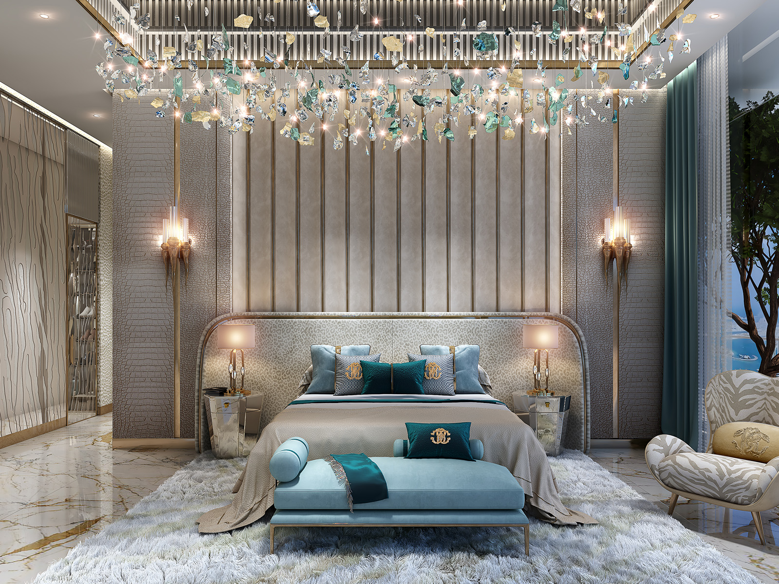 Skycrest Collection — exterior view in Dubai Harbour / Emaar Beachfront