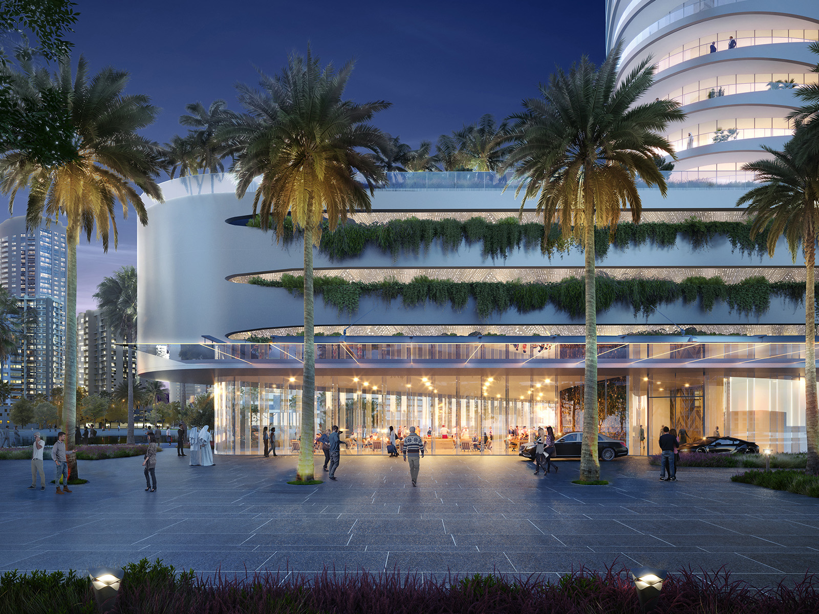 Canal Heights by de GRISOGONO — exterior view in Business Bay