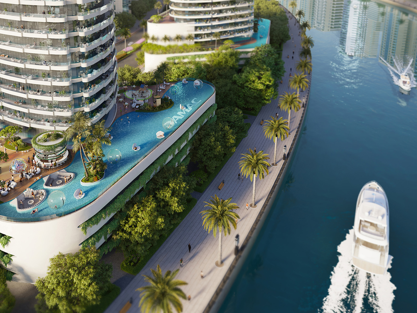 Canal Heights by de GRISOGONO — exterior view in Business Bay