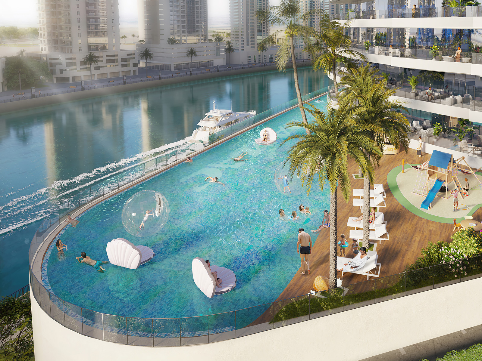 Canal Heights by de GRISOGONO — exterior view in Business Bay