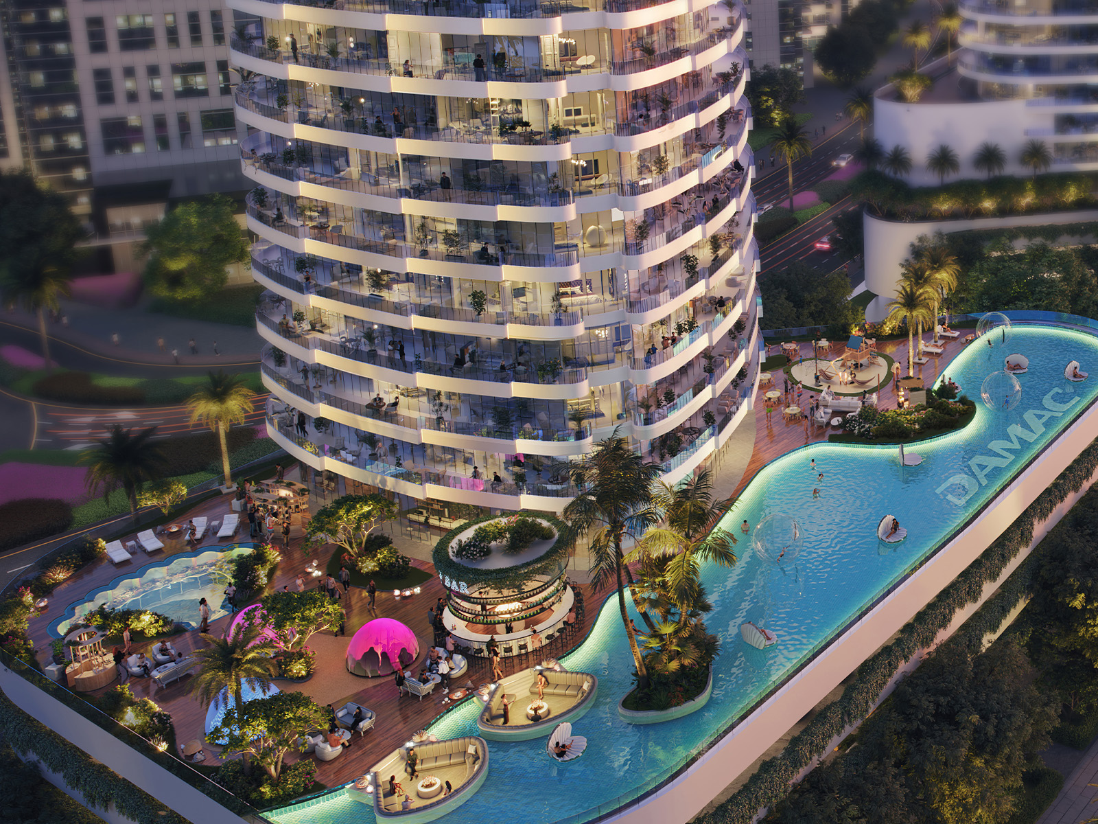 Canal Heights by de GRISOGONO — exterior view in Business Bay