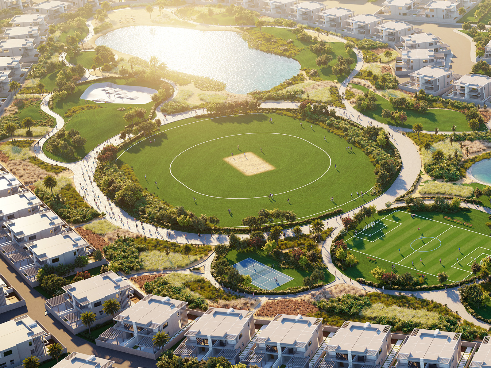 Evergreens by DAMAC — exterior view in Dubai Land (Dubailand)