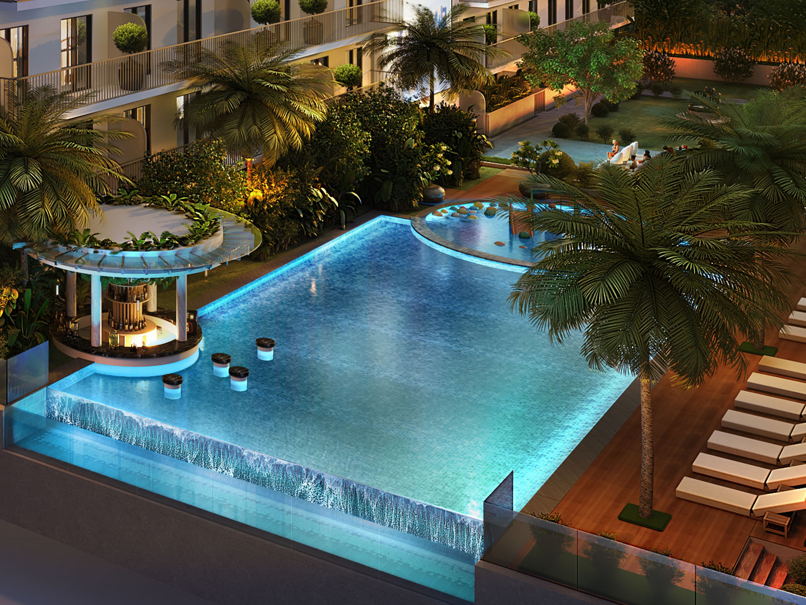 Evergreens by DAMAC — amenity render