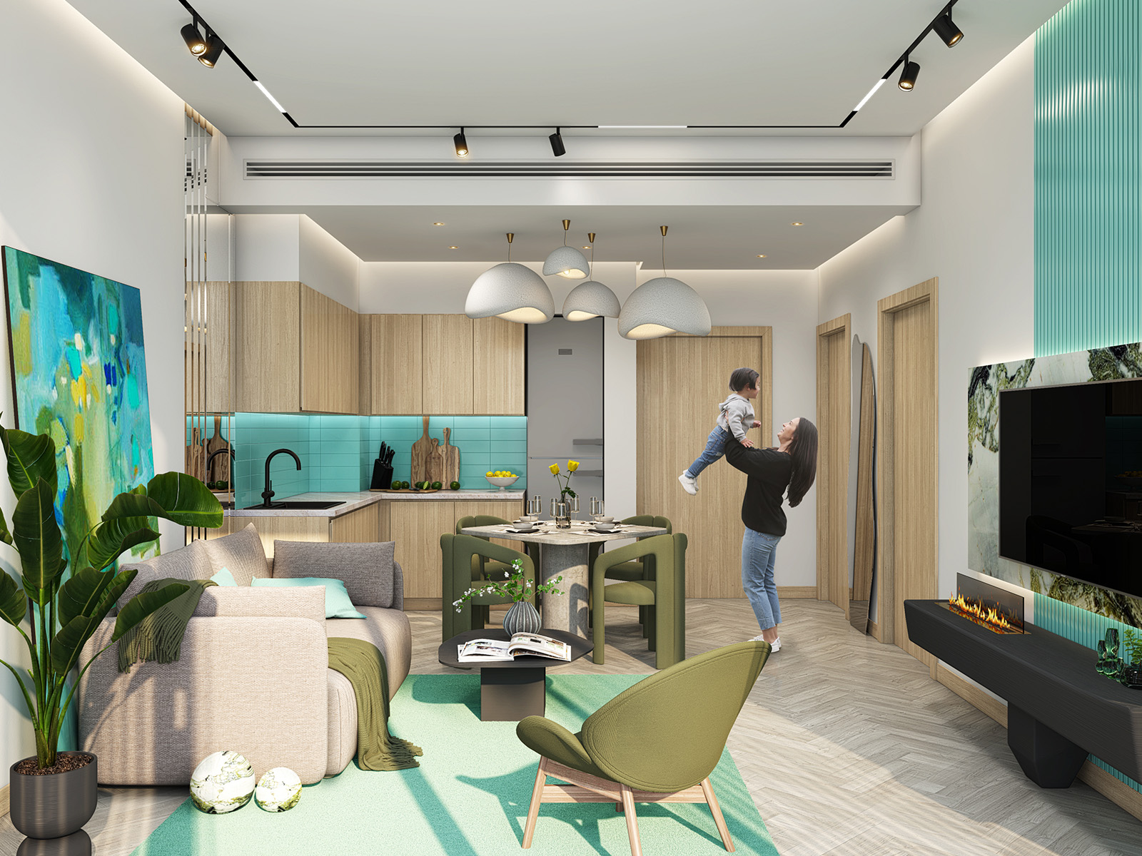 Evergreens by DAMAC — exterior view in Dubai Land (Dubailand)