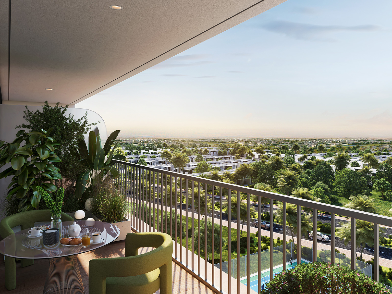 Evergreens by DAMAC — exterior view in Dubai Land (Dubailand)