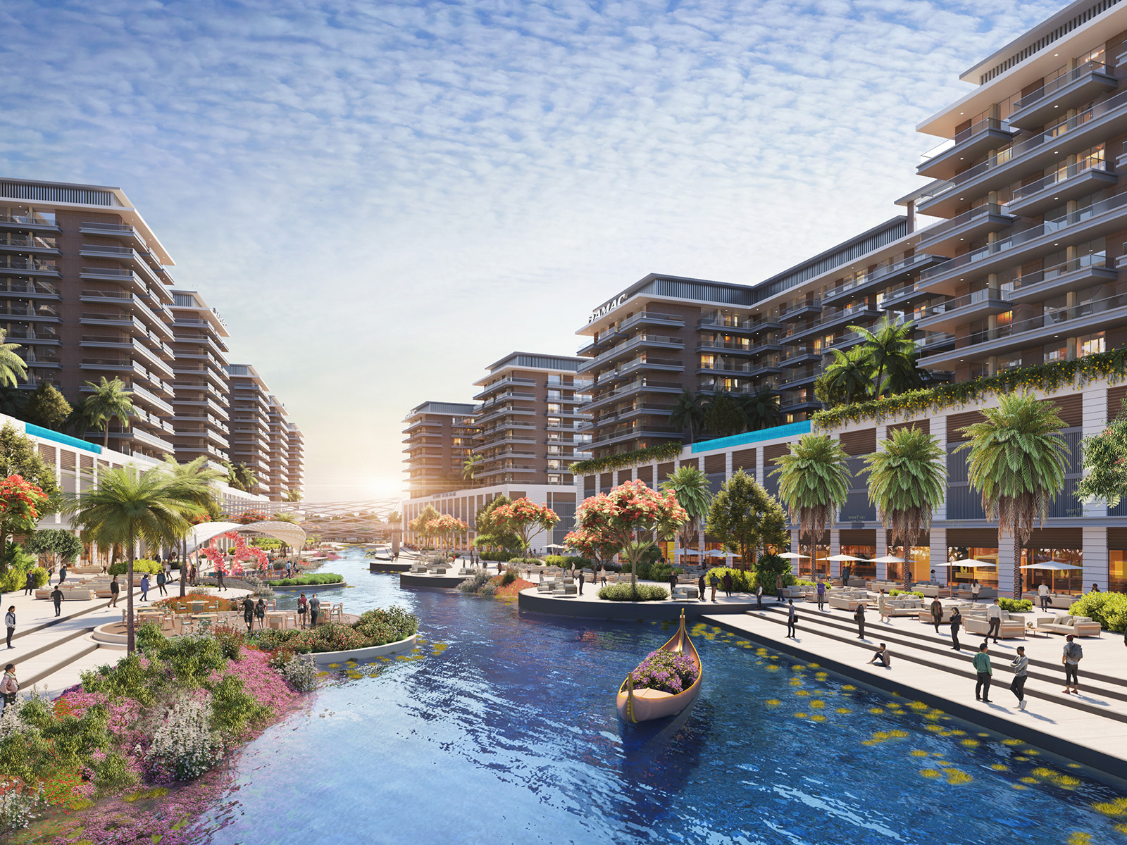 DAMAC Riverside Views — vue extérieure à Dubai Investment Park (DIP)