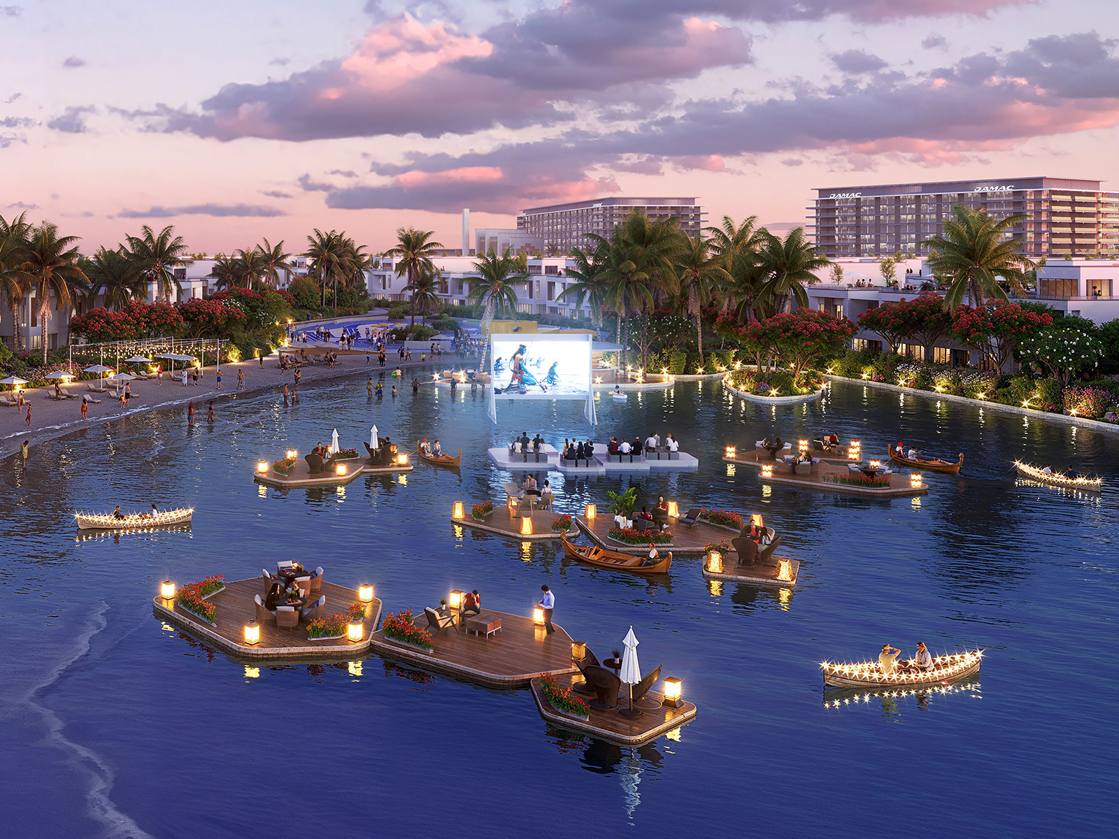 DAMAC Riverside Views — vue extérieure à Dubai Investment Park (DIP)