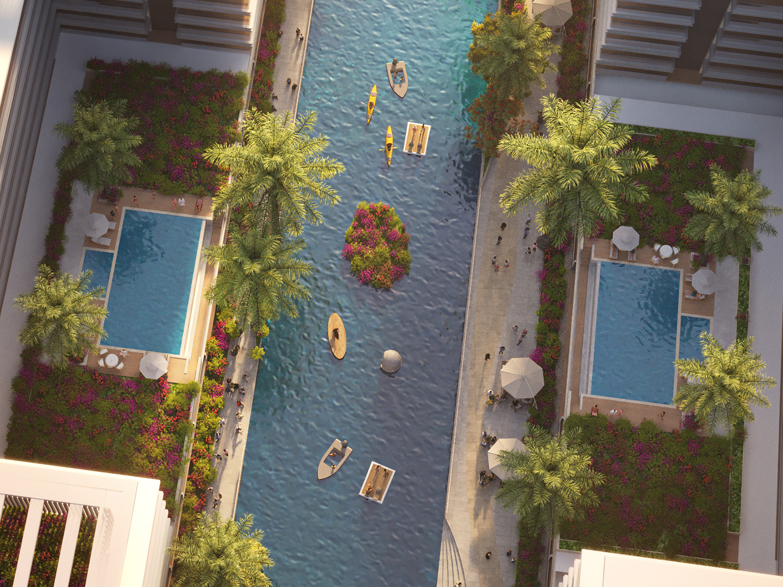 DAMAC Riverside Views — espaces communs