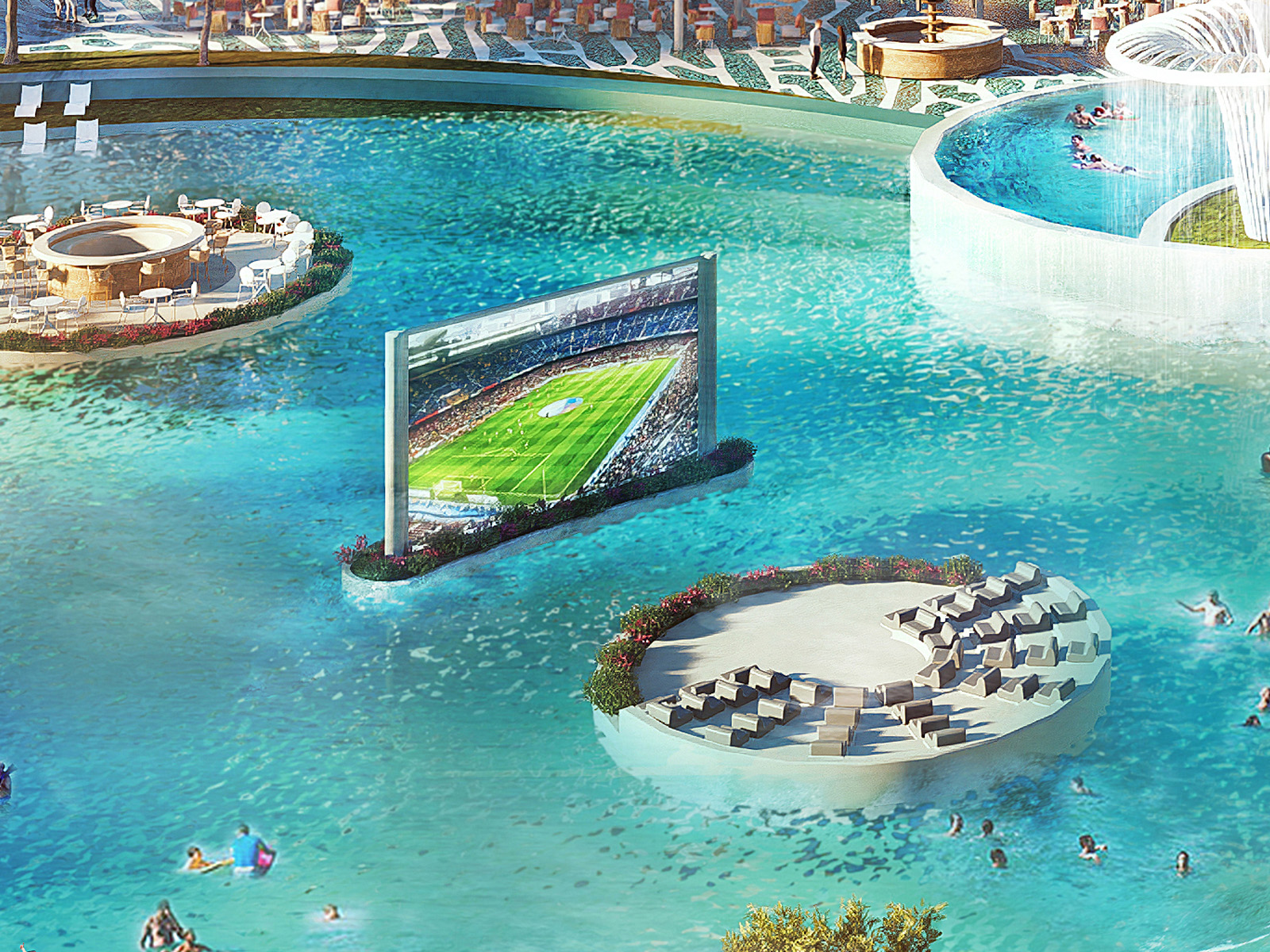 DAMAC Riverside Views — espaces communs