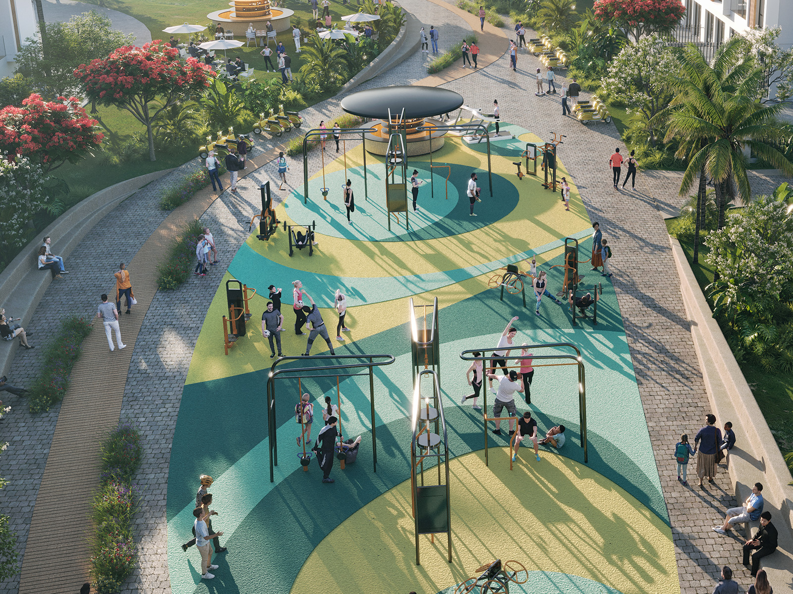 DAMAC Riverside Views — espaces communs