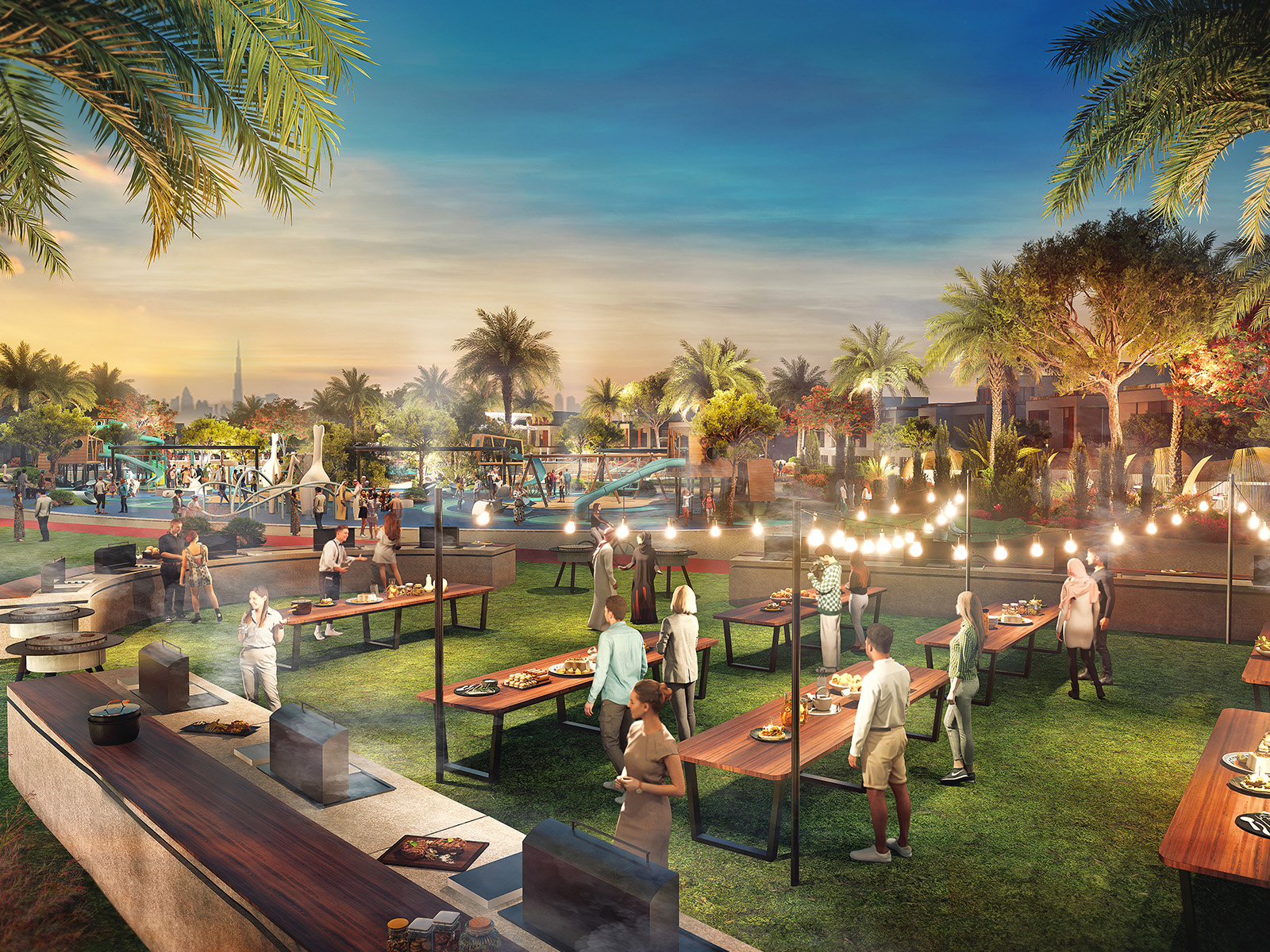 DAMAC Riverside Views — espaces communs