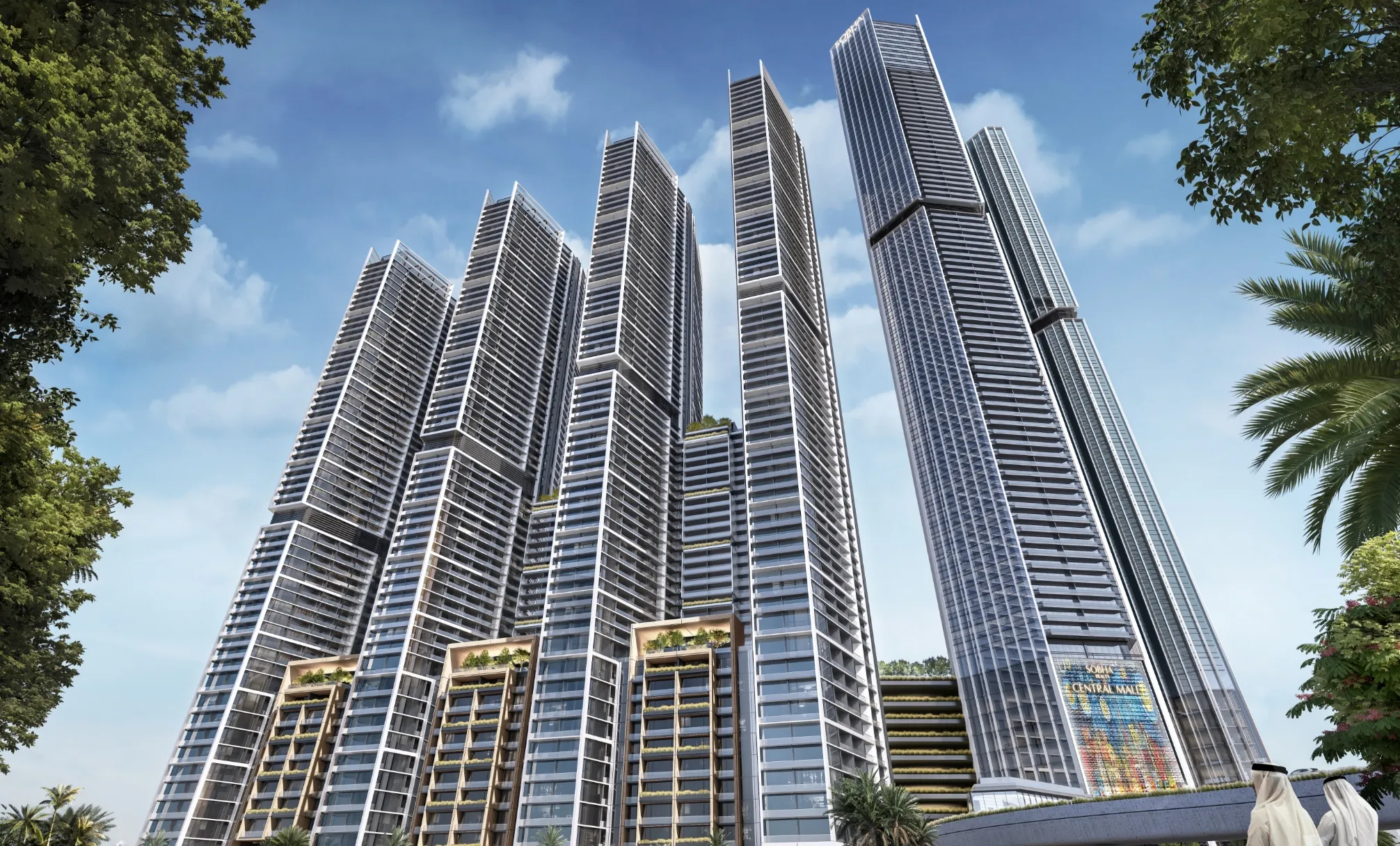 Sobha Central — exterior view in Jumeirah Lake Towers (JLT)