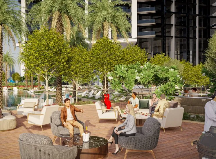 Sobha Central — exterior view in Jumeirah Lake Towers (JLT)