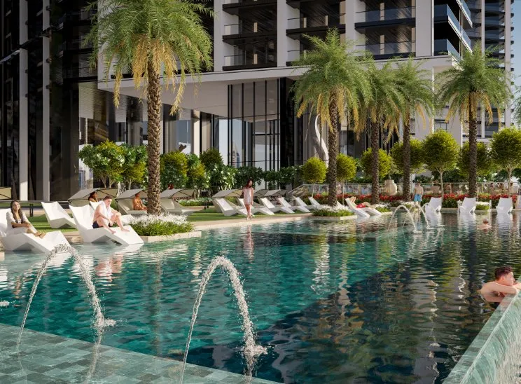 Sobha Central — exterior view in Jumeirah Lake Towers (JLT)