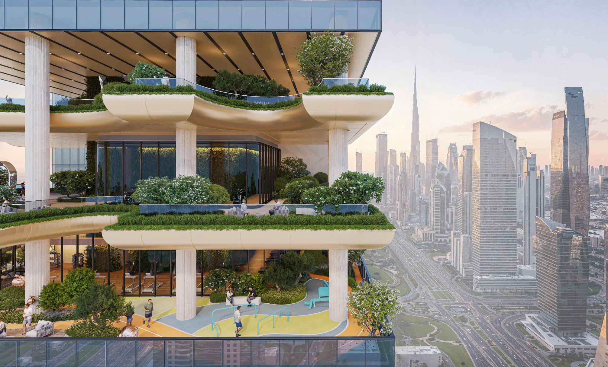 Sobha SkyParks — exterior view in Business Bay