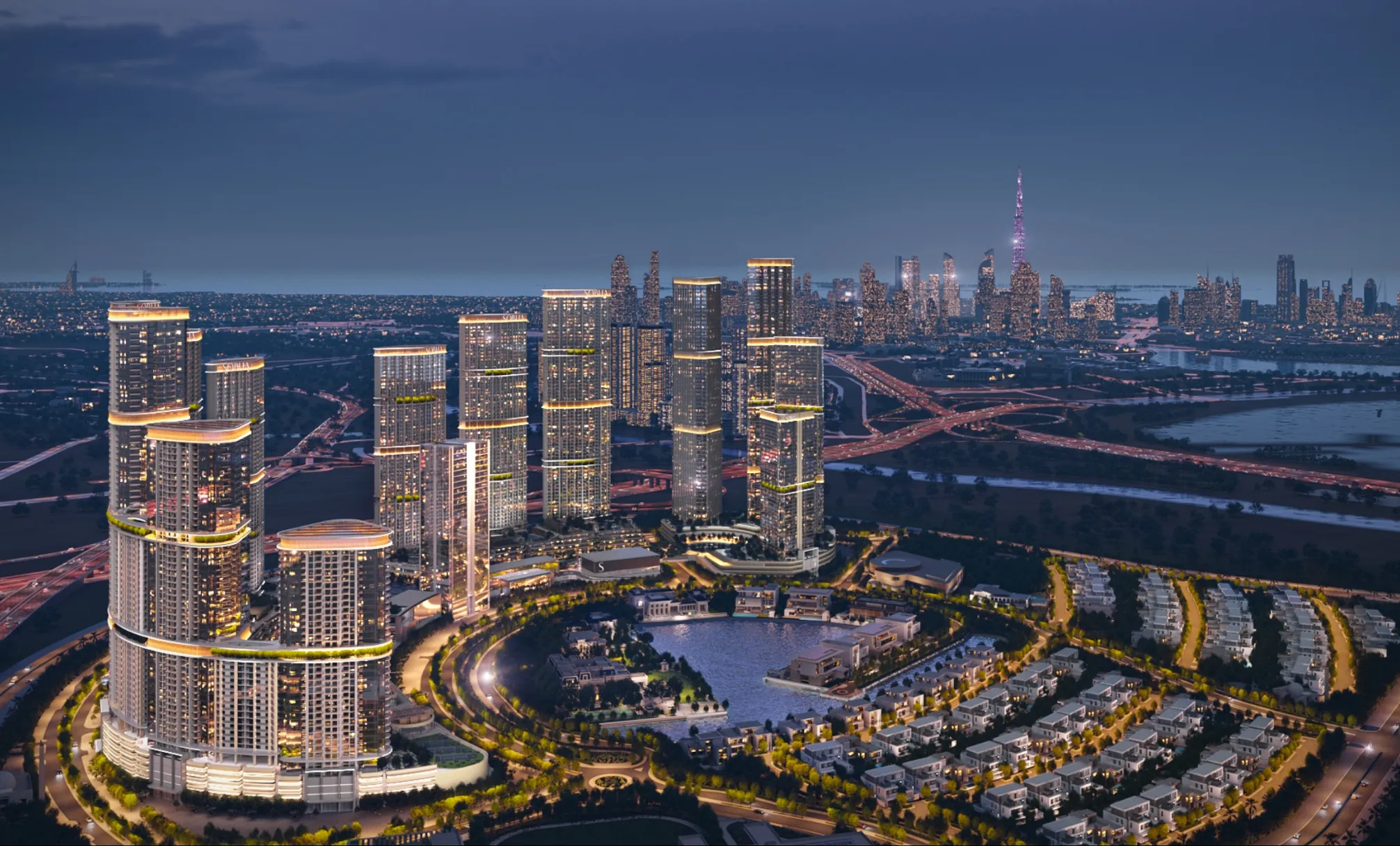 Skyvue Altier — vue extérieure à Sobha Hartland II