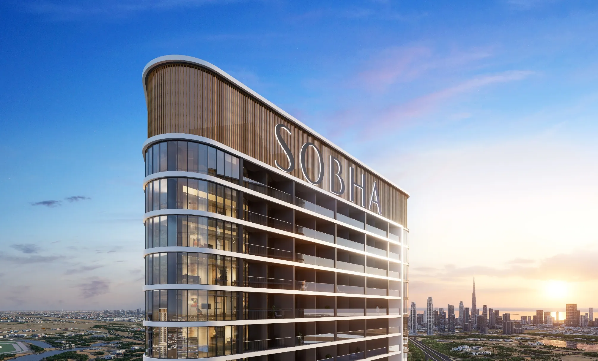 Skyvue Altier — vue extérieure à Sobha Hartland II