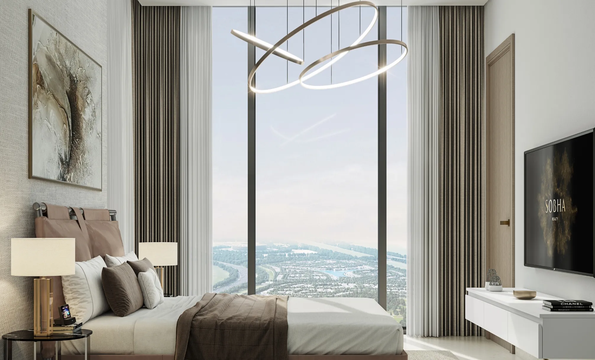 Sobha Solis — exterior view in Dubai Land (Dubailand)