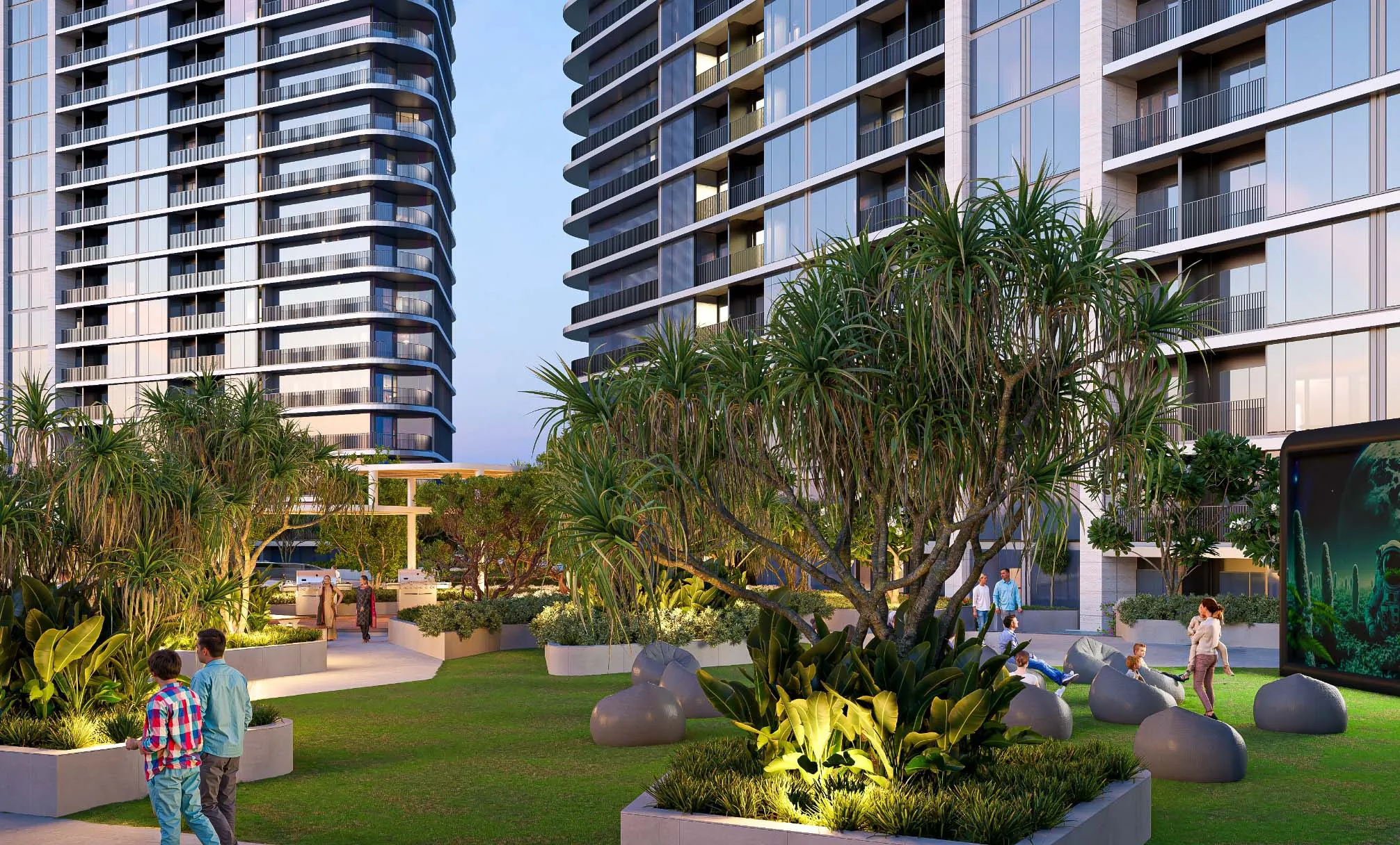 Sobha Solis — exterior view in Dubai Land (Dubailand)